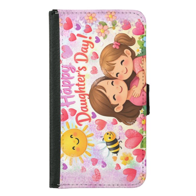 LOVE GIFT FOR DAUGHTER SAMSUNG GALAXY WALLET CASE (Front)