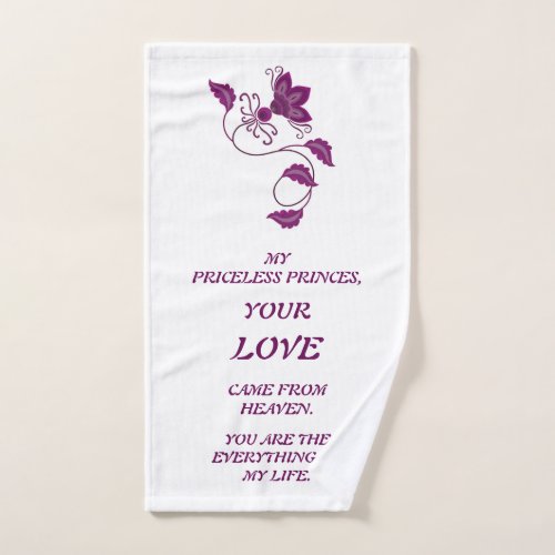 LOVE GIFT FOR GIRLFRIEND WIFE DAUGHTER SISTER  HAND TOWEL 