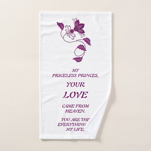 LOVE GIFT FOR GIRLFRIEND, WIFE, DAUGHTER, SISTER,  HAND TOWEL  (Hand Towel)