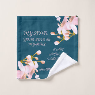 LOVE GIFT FOR MOM DAD DAUGHTER SISTER BOTHER SON WASH CLOTH