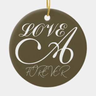 LOVE GIFT FOR MOM DAD SISTER DAUGHTER BROTHER CERAMIC ORNAMENT