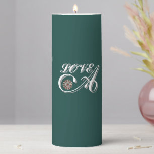 LOVE GIFT FOR MOM DAD SISTER DAUGHTER BROTHER PILLAR CANDLE