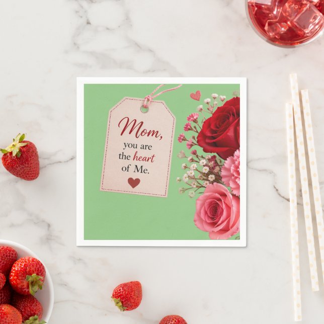 LOVE GIFT FOR MOTHER'S DAY  NAPKINS (Insitu)