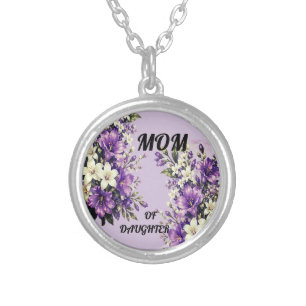 LOVE GIFT FOR MOTHER'S DAY SILVER PLATED NECKLACE