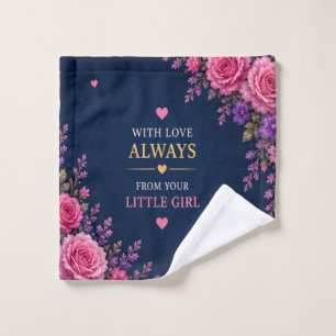 LOVE GIFT FOR MOTHER'S DAY WASH CLOTH