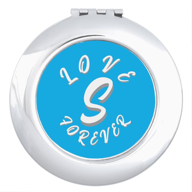 LOVE GIFT HUSBAND WIFE GIRLFRIEND BOYFRIEND FRIEND COMPACT MIRROR (Front)