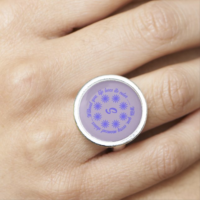 LOVE GIFT HUSBAND WIFE GIRLFRIEND BOYFRIEND FRIEND RING (In Situ)