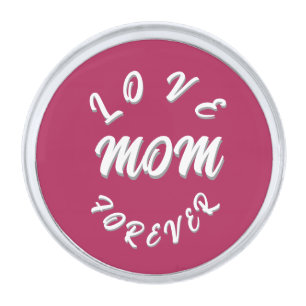 LOVE GIFT HUSBAND WIFE GIRLFRIEND BOYFRIEND FRIEND SILVER FINISH LAPEL PIN