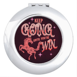 LOVE GIFT MOM DAD SISTER BROTHER BOSS TEACHER  COMPACT MIRROR