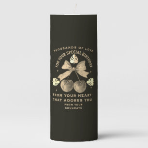 LOVE GIFT MOM DAD SISTER BROTHER BOSS TEACHER SON PILLAR CANDLE