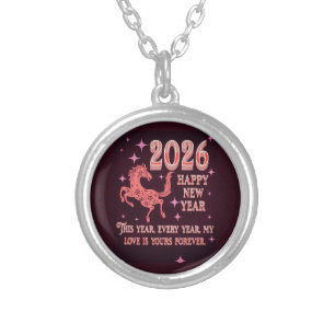 LOVE GIFT MOM DAD TEACHER BOSS SON SISTER BROTHER SILVER PLATED NECKLACE