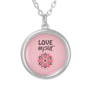 LOVE GIFT WOMEN MOM SISTER FRIEND TEACHER BOSS SILVER PLATED NECKLACE