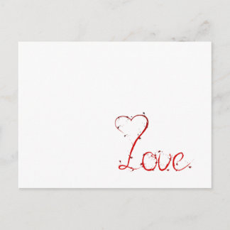 Love gifts postcard