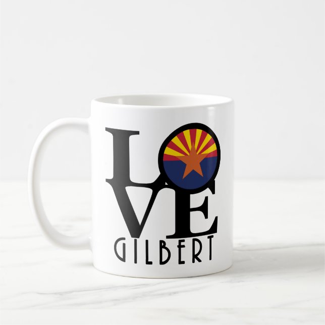 LOVE Gilbert Arizona 11oz Coffee Mug (Left)