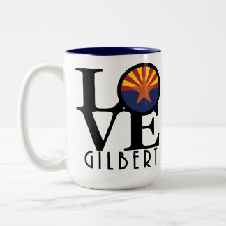 LOVE Gilbert Arizona 15oz Two-Tone Coffee Mug
