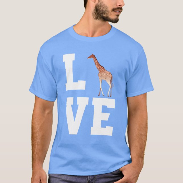 Love Giraffes friends T-Shirt (Front)
