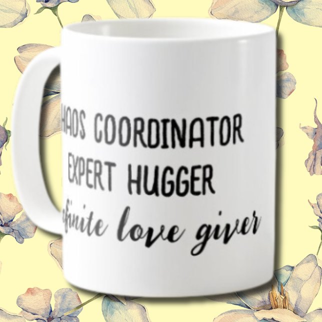 Love Giver Hugger Cute Mother's Day Gift Coffee Mug (Add a name and make it yours now! Why wait?)