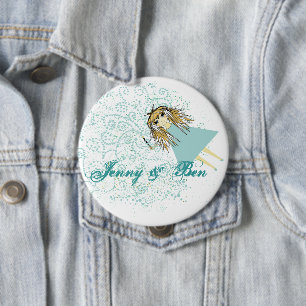 Love gives us a Fairy Tale Wedding Button