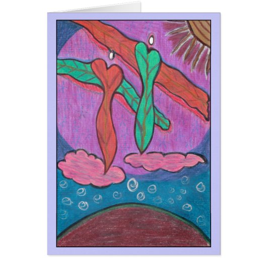 Love gives us flight. cards (Front)