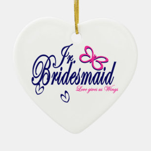 Love Gives us Wings Ceramic Ornament