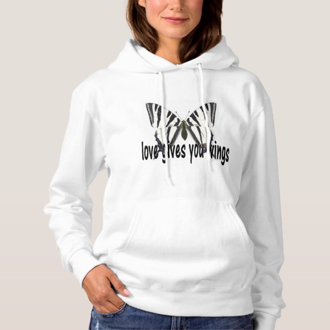 Love Gives You Wings  Hoodie (Front)