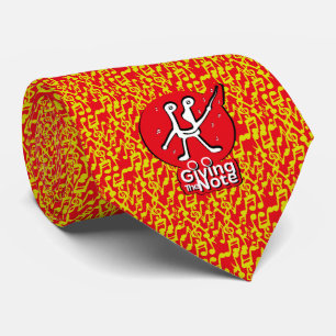 LOVE GIVING THE MUSICAL NOTE BY MASANSER NECK TIE