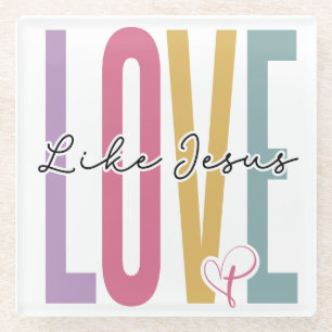 Love Glass Coaster