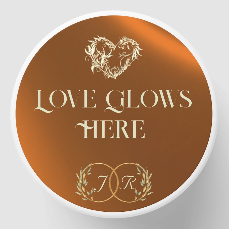 Love Glows Here - Copper Mini Candle Favors