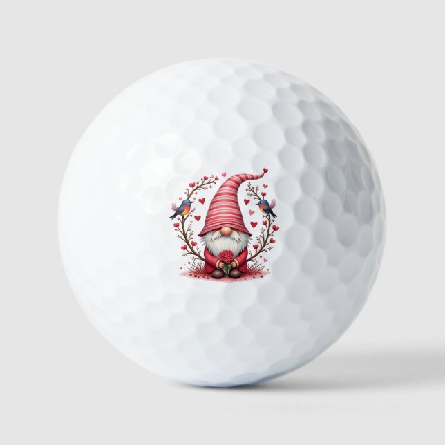 Love Gnome Golf Balls (Front)