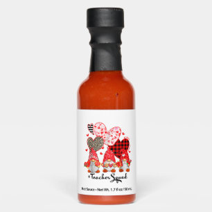 Love Gnome Teacher Squad Hot Sauces