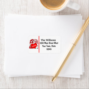 Love Gnomes Return Address Label