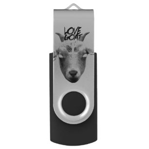Love goat USB flash drive
