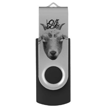 Love Goat Usb Flash Drive by jahwil at Zazzle