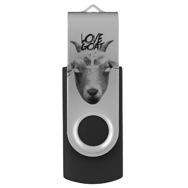 Love goat USB flash drive (Front Vertical)