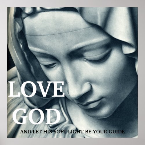 LOVE GOD24x24 POSTER