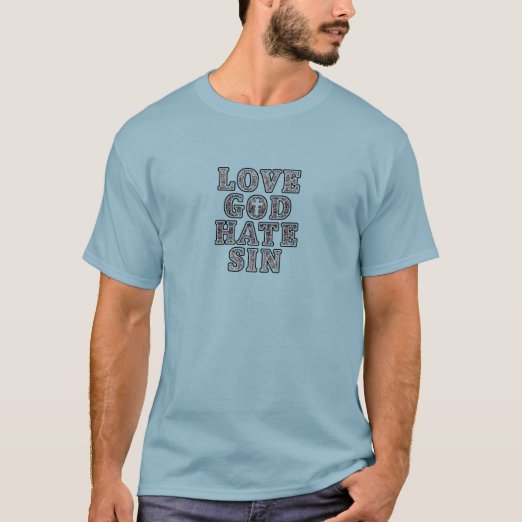 Jesus Hates T Shirts T Shirt Design And Printing Zazzle 5473