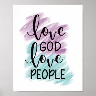 Love God, love people    Poster
