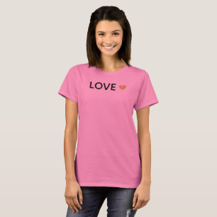 Love Gold Heart T-Shirt