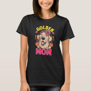 Love Golden Retrievers Golden Mom T-Shirt