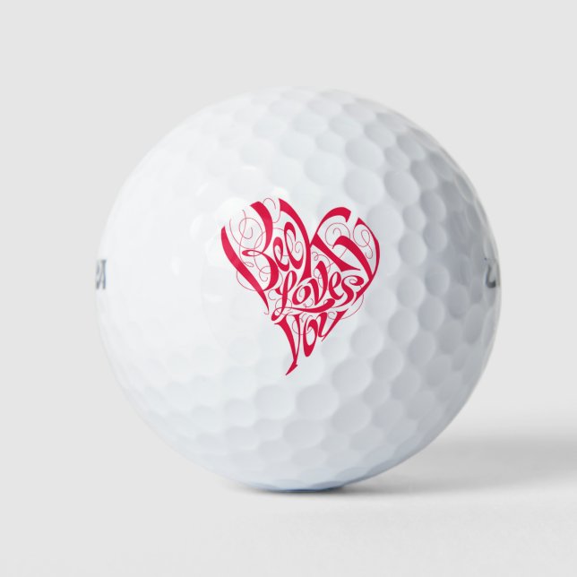 love Golf Accessories & Golf Gear > Golf Balls (Front)