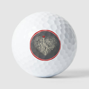 Love Golf Ball