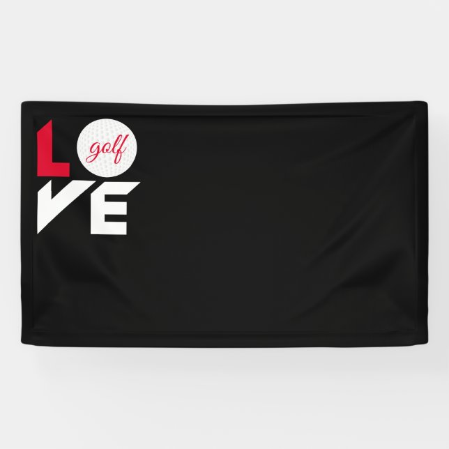 Love golf banner (Horizontal)