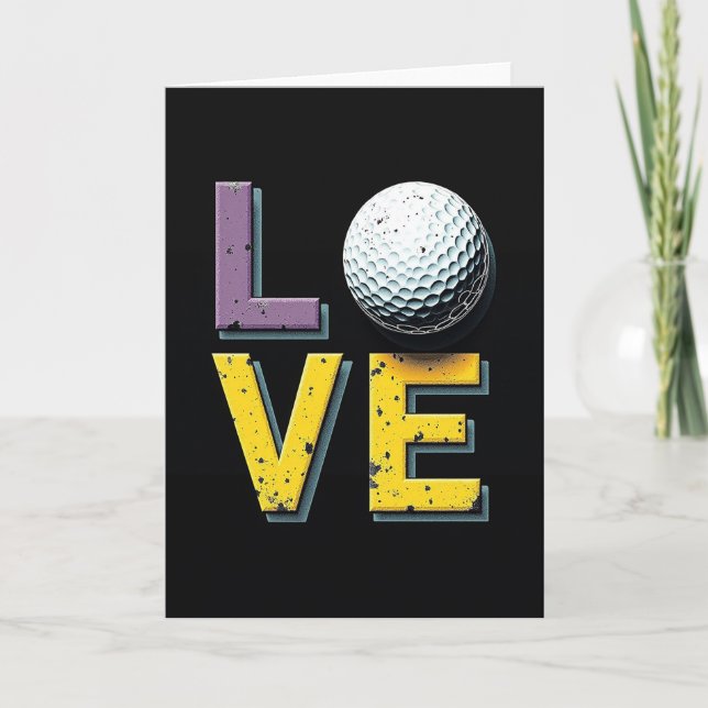Love Golf Card (Front)