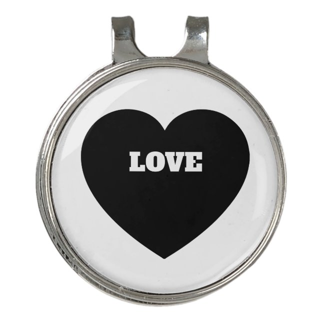 Love Golf Hat Clip (Front)