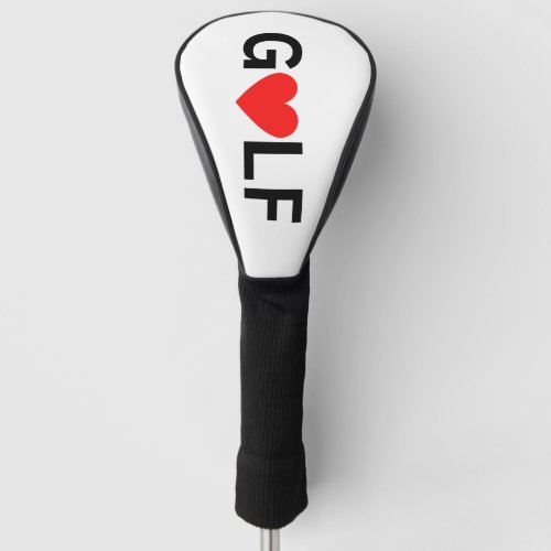 Love Golf Head Cover