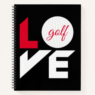 Love golf notebook