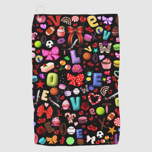 Love Golf Towel (Front)
