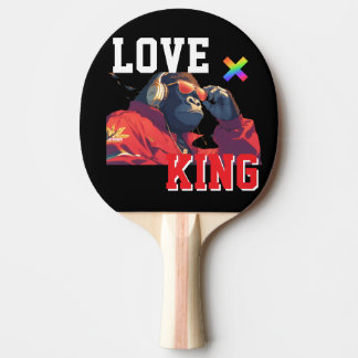 LOVE × GORILLA - Custom Ping Pong Paddle