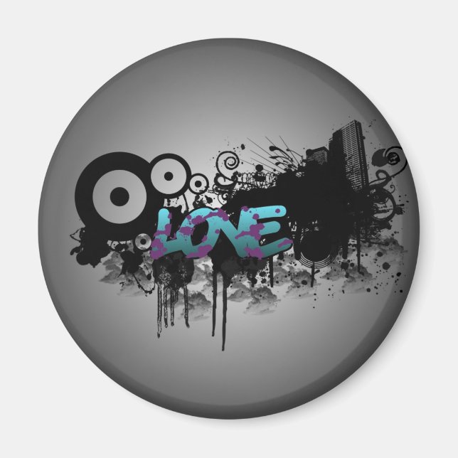 LOVE Graffiti Magnet (Front)