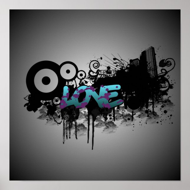 LOVE Graffiti Poster (Front)